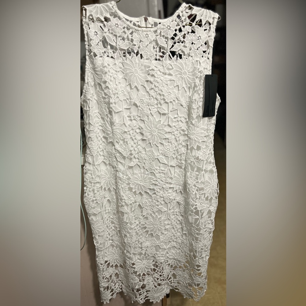 White Lace Dress pit to pit 21 inches